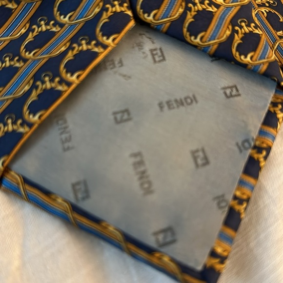 Vtg FENDI Silk Neck Tie - Picture 5 of 5